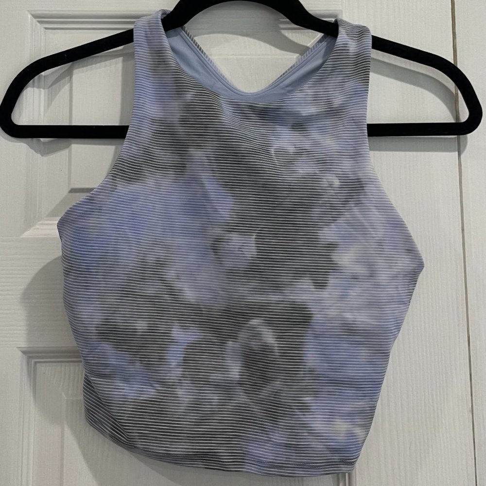Athleta Blue Crop Tank